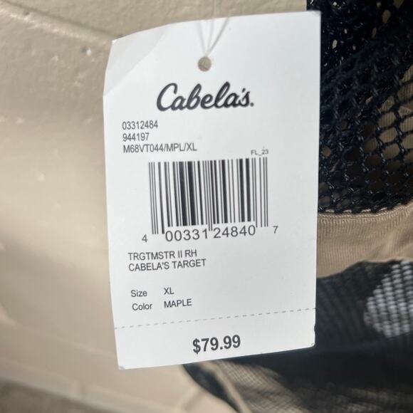 Cabela's XL Maple Vest Multi Pocket Mesh NWT Fishing Shooting Twins Budweiser - Picture 4 of 6